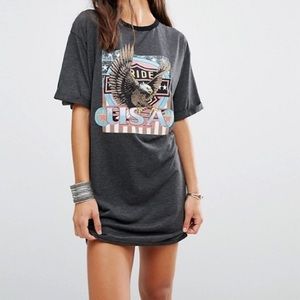 missguided  t-shirt dress